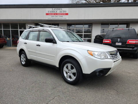 2013 Subaru Forester for sale at Landes Family Auto Sales in Attleboro MA