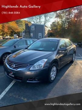 2012 Nissan Altima for sale at Highlands Auto Gallery in Braintree MA