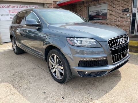 2015 Audi Q7 for sale at Excellent Auto Sales in Grand Prairie TX