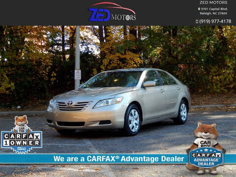 2007 Toyota Camry for sale at Zed Motors in Raleigh NC
