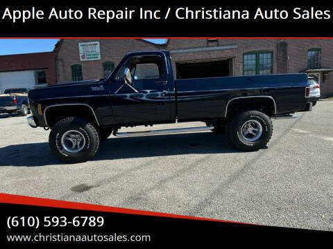 1979 Chevrolet C/K 10 Series for sale at Apple Auto Repair Inc / Christiana Auto Sales in Christiana PA