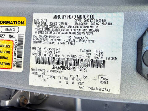 2017 Ford Fusion Titanium
