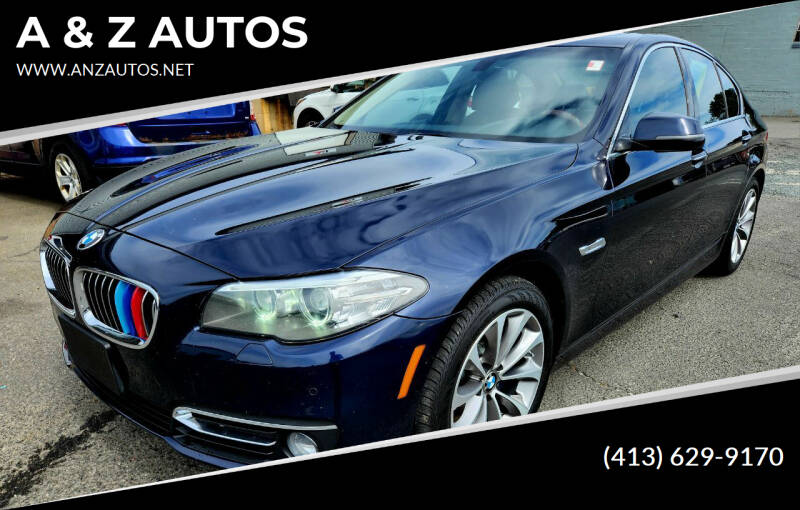 2016 BMW 5 Series for sale at A & Z AUTOS in Westfield MA