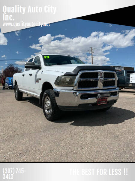 2013 RAM Ram Pickup 2500 for sale at Quality Auto City Inc. in Laramie WY