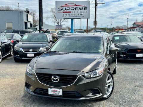 2017 Mazda MAZDA6 for sale at Supreme Auto Sales in Chesapeake VA