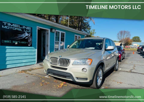 2013 BMW X3 for sale at Timeline Motors LLC in Clayton NC