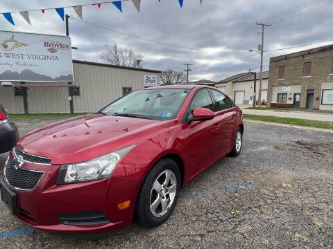2012 Chevrolet Cruze for sale at Sissonville Used Car Inc. in South Charleston WV