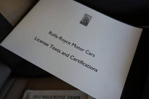 2017 Rolls-Royce Dawn