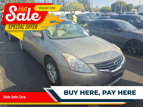 2012 Nissan Altima for sale at Styln Auto Corp in West Park FL