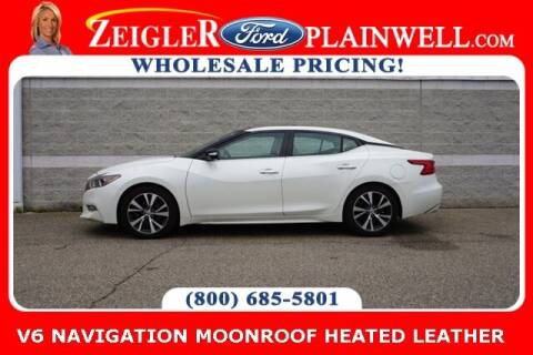2017 Nissan Maxima for sale at Zeigler Ford of Plainwell - Jeff Bishop in Plainwell MI