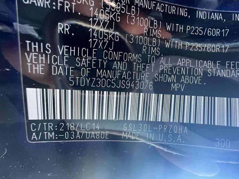 2018 Toyota Sienna