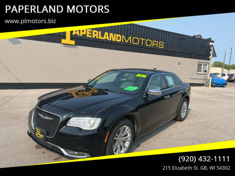 2016 Chrysler 300 for sale at PAPERLAND MOTORS in Green Bay WI