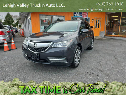 2014 Acura MDX for sale at Lehigh Valley Truck n Auto LLC. in Schnecksville PA