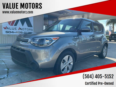 2016 Kia Soul for sale at VALUE MOTORS in Kenner LA