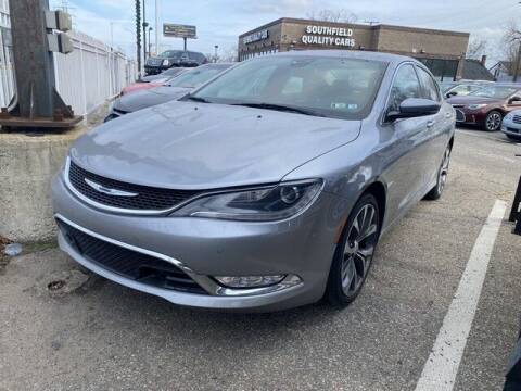 2016 Chrysler 200 for sale at SOUTHFIELD QUALITY CARS in Detroit MI
