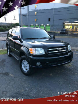 2001 Toyota Sequoia for sale at All American Imports in Alexandria VA