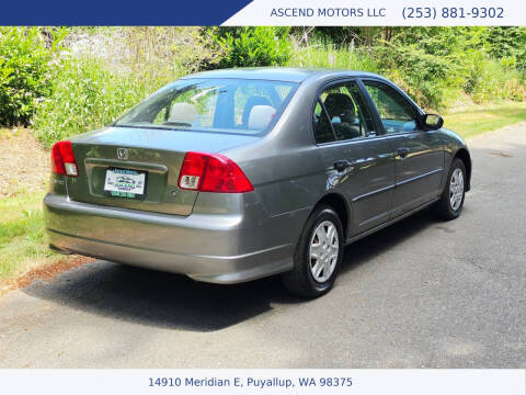 2005 Honda Civic Value Package