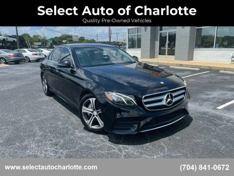 2017 Mercedes-Benz E-Class for sale at Select Auto of Charlotte in Matthews NC