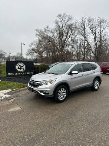 2015 Honda CR-V for sale at Station 45 AUTO REPAIR AND AUTO SALES in Allendale MI