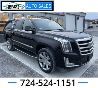 2019 Cadillac Escalade ESV for sale at LENZI AUTO SALES LLC in Sarver PA