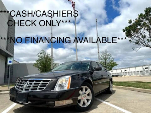 2008 Cadillac DTS for sale at TWIN CITY MOTORS in Houston TX