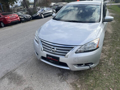 2014 Nissan Sentra for sale at SCOTT HARRISON MOTOR CO in Houston TX