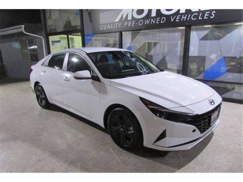 2021 Hyundai Elantra Hybrid Blue