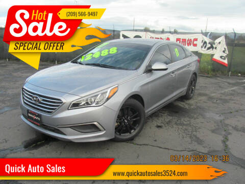 2017 Hyundai Sonata for sale at Quick Auto Sales in Ceres CA