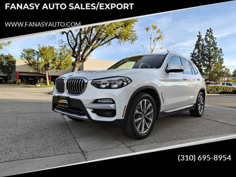 2019 BMW X3 for sale at FANASY AUTO SALES/EXPORT in Yorba Linda CA
