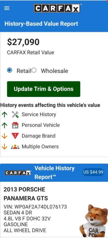 2013 Porsche Panamera GTS