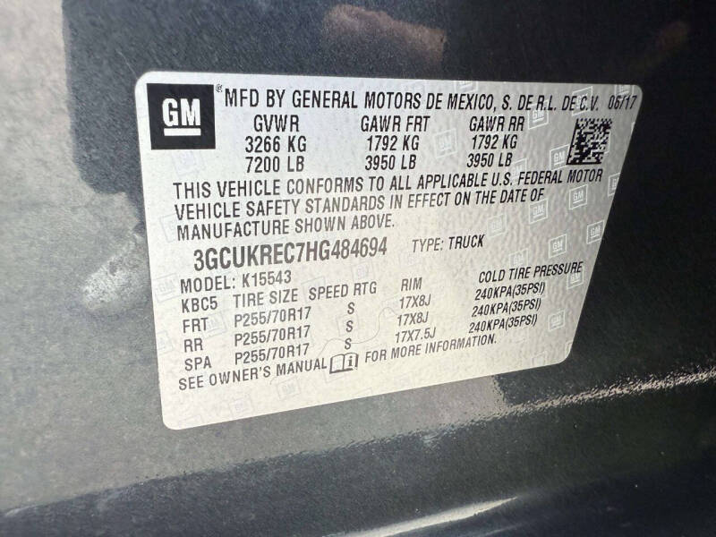 2017 Chevrolet Silverado 1500 LT