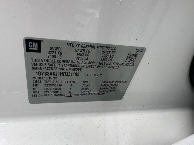 2017 Cadillac Escalade Standard