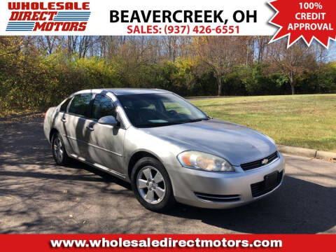 2008 Chevrolet Impala for sale at WHOLESALE DIRECT MOTORS in Beavercreek OH