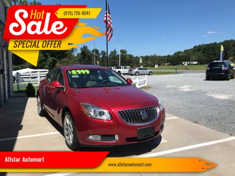 2013 Buick Regal for sale at Allstar Automart in Benson NC