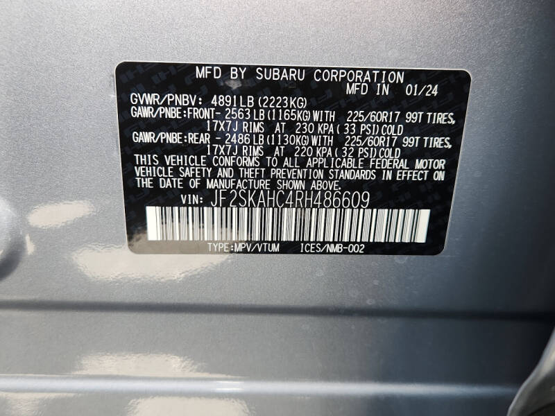 2024 Subaru Forester Wilderness