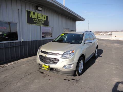 2016 Chevrolet Equinox for sale at Moss Service Center-MSC Auto Outlet in West Union IA