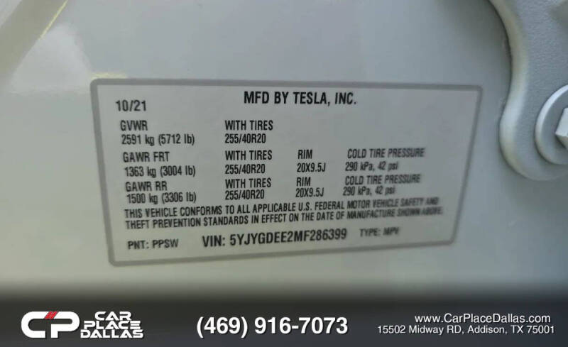 2021 Tesla Model Y Long Range