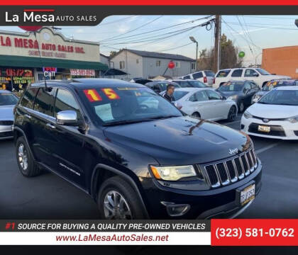 2015 Jeep Grand Cherokee for sale at La Mesa Auto Sales in Huntington Park CA