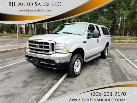 2003 Ford F-250 Super Duty for sale at BJL Auto Sales LLC in Auburn WA