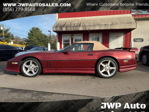 1988 Chevrolet Corvette for sale at JWP Auto Sales,LLC in Maple Shade NJ