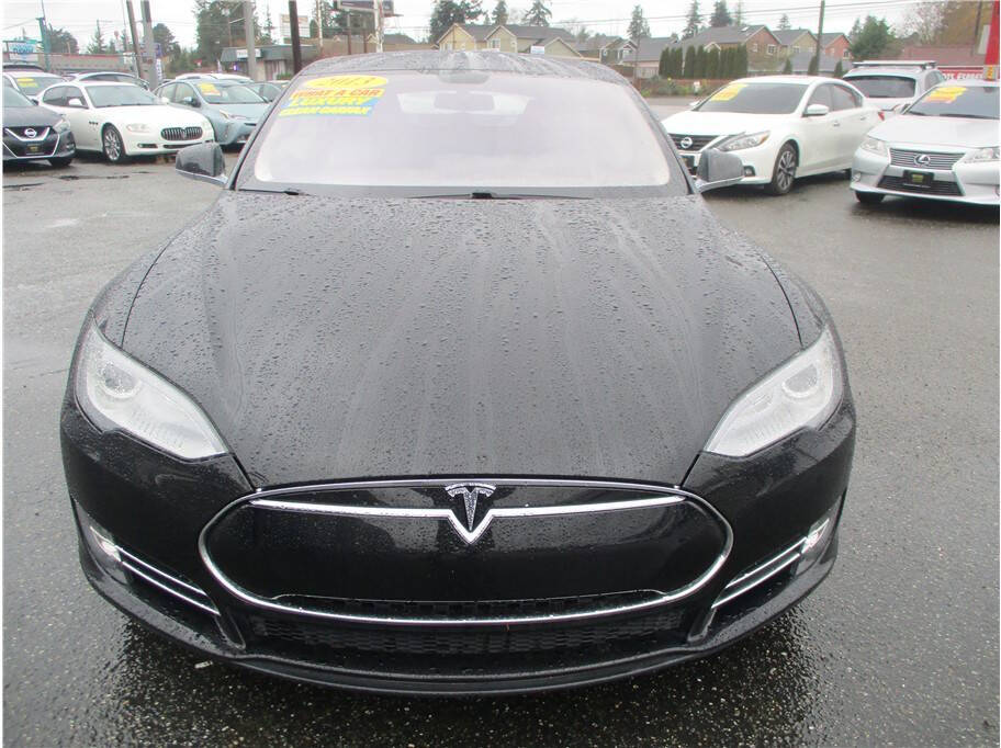 Black 2013 Tesla Model S Base Base 4dr Liftback (60 kWh) 2