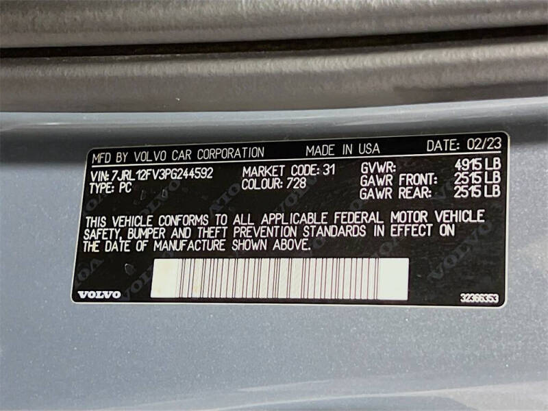 2023 Volvo S60 B5 Core Dark Theme