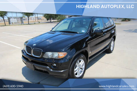 2005 BMW X5 for sale at Highland Autoplex, LLC in Dallas TX