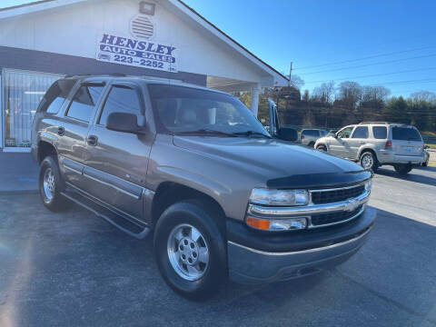 2003 Chevrolet Tahoe for sale at Willie Hensley in Frankfort KY