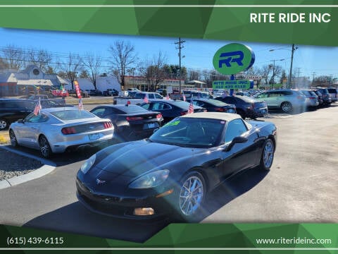 2006 Chevrolet Corvette for sale at Rite Ride Inc in Murfreesboro TN