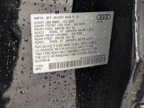 2014 Audi Q7 3.0T quattro S line Prestige