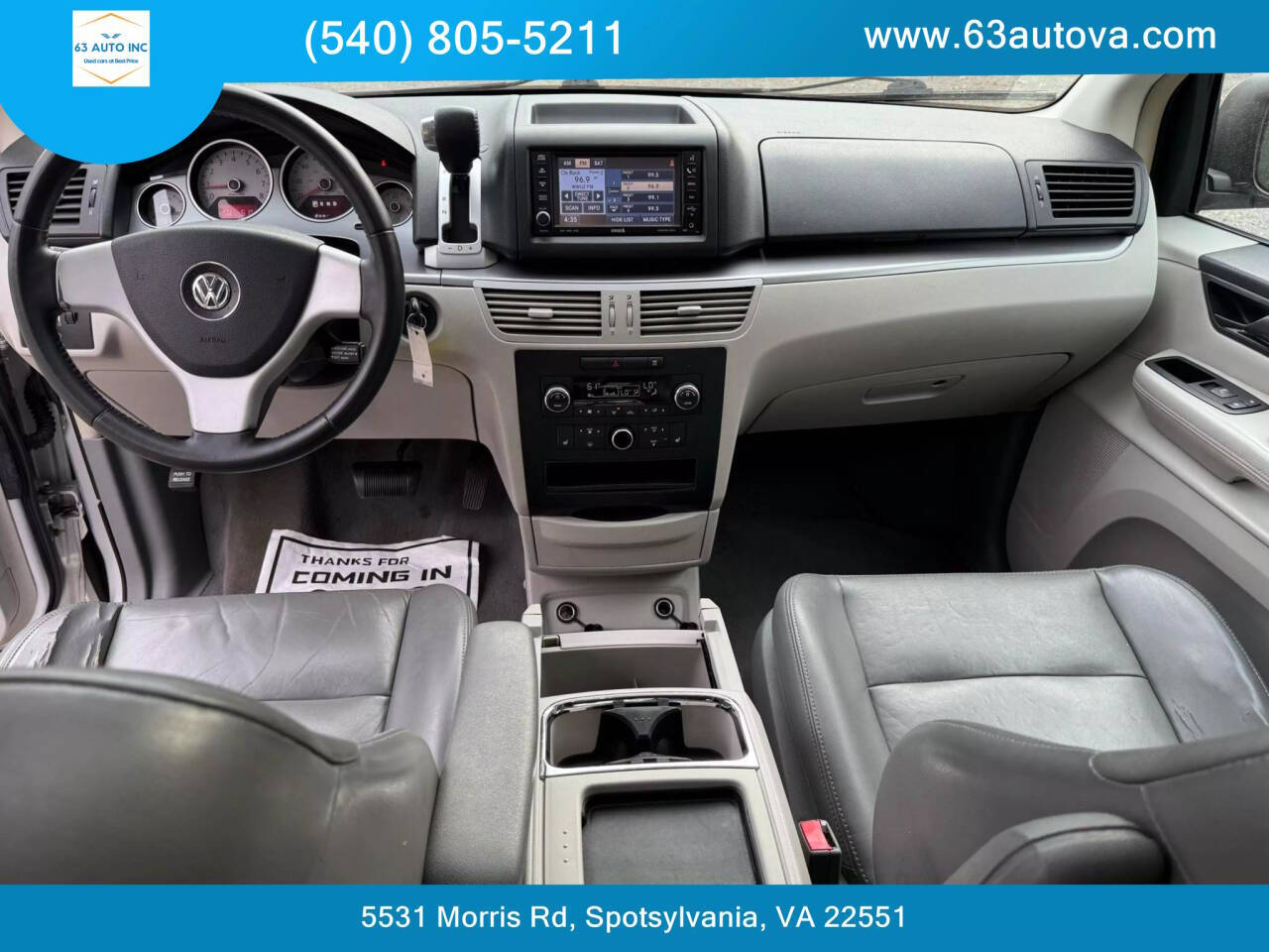 2010 Volkswagen Routan for sale at 63 Auto Inc in Spotsylvania, VA