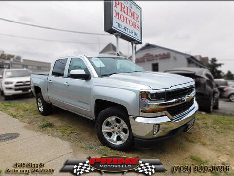 2017 Chevrolet Silverado 1500 for sale at PRIME MOTORS LLC in Arlington VA