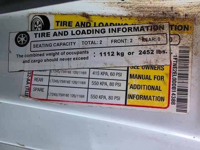 2013 Ford E-Series E-250
