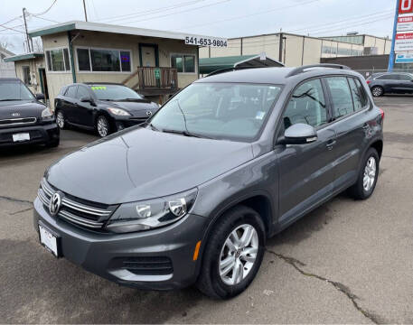 2016 Volkswagen Tiguan for sale at Wilson's Used Cars Inc in Eugene OR